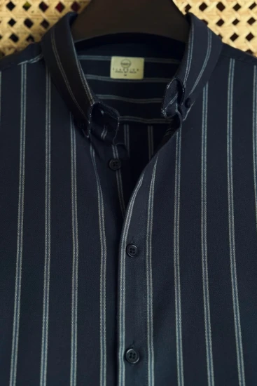 Midnight Blue with White Stripe