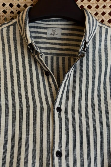 Beige with Matte Black Stripe