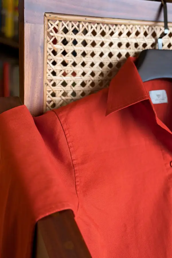 Orange Oxford Shirt
