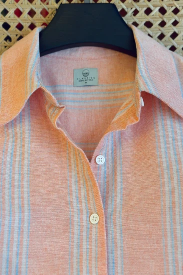 Soft Coral With White Blue stripes