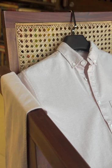 Pastel Pink Oxford